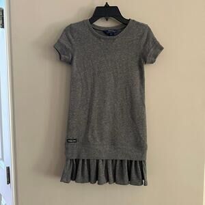 Polo Ralph Lauren Sweater Ruffle‎ Dress Medium 8-10